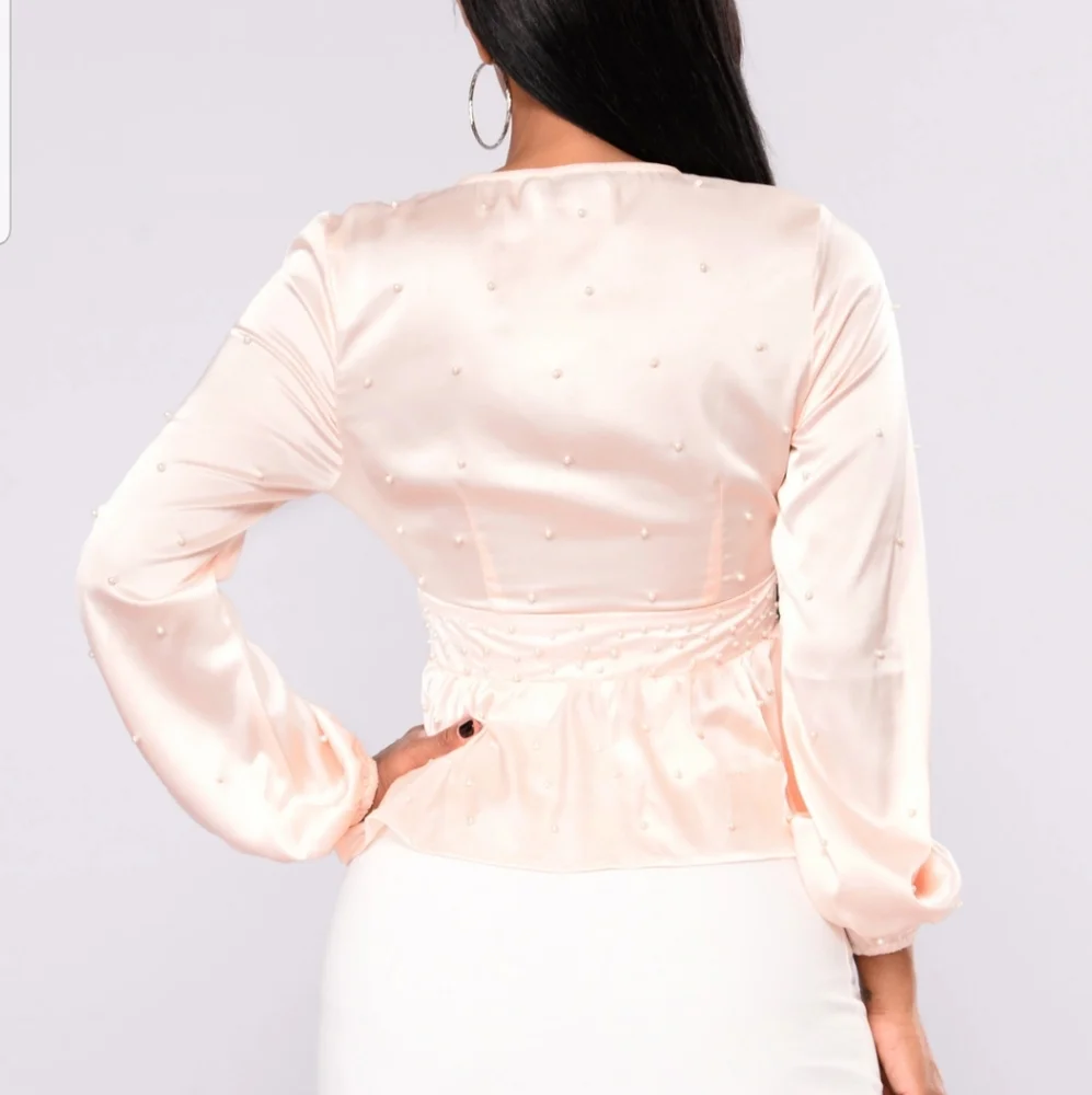 Faux Pearl Top - Mannequin worn only - Picture 4 of 15